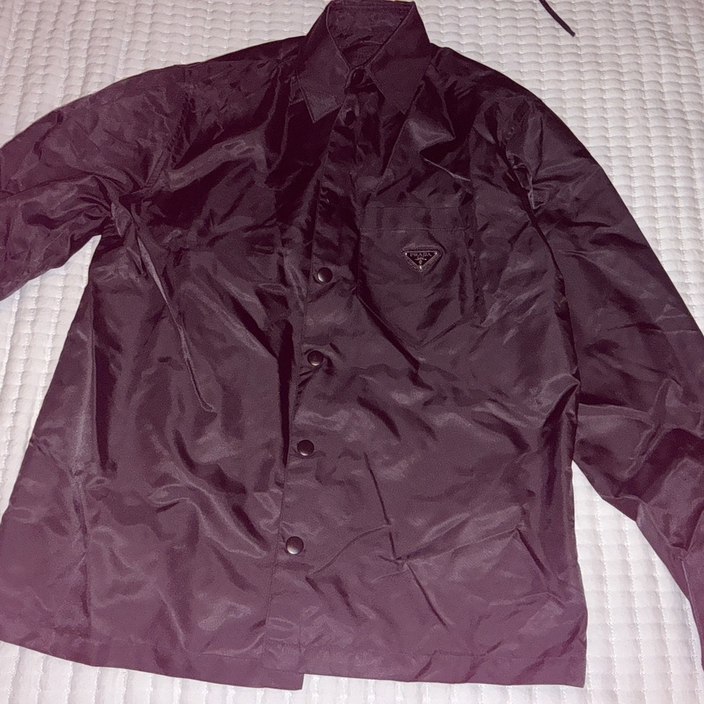 Prada Re-nylon Logo‎ Sport Shirt Size M New